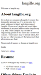 Mobile Screenshot of langille.org